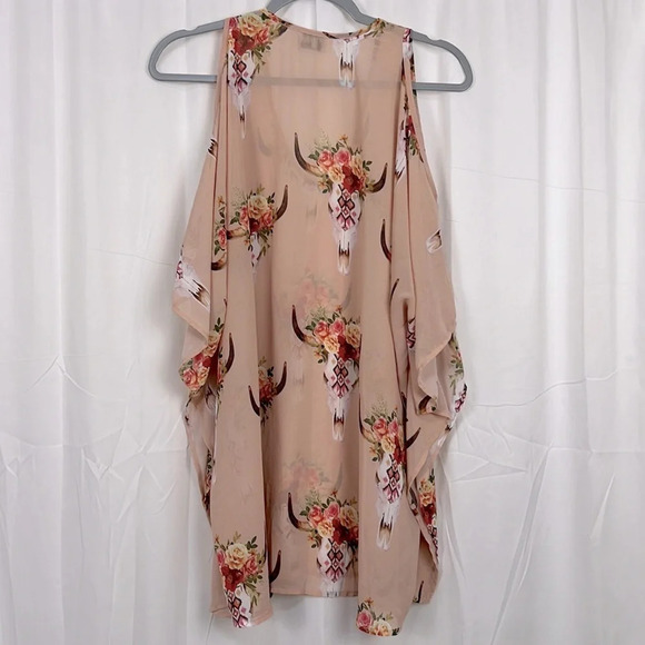 Show Me Your Mumu Peta-boo Cold Shoulder Tunic Frida Bullhead Size X-Small - Picture 2 of 4